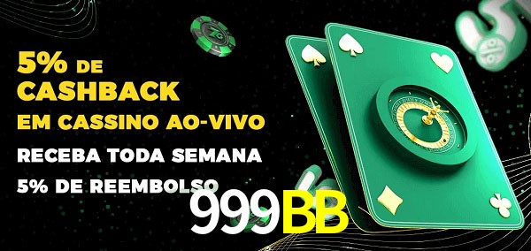 Promoções do cassino ao Vivo 999BB